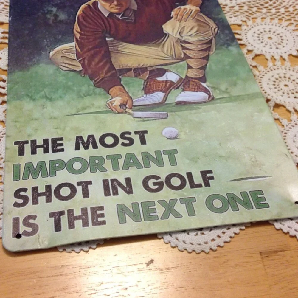 Sports, Golfing wall art Sign